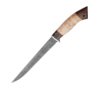 Филейный нож из дамасской стали купить на сайте koval-knife.shop